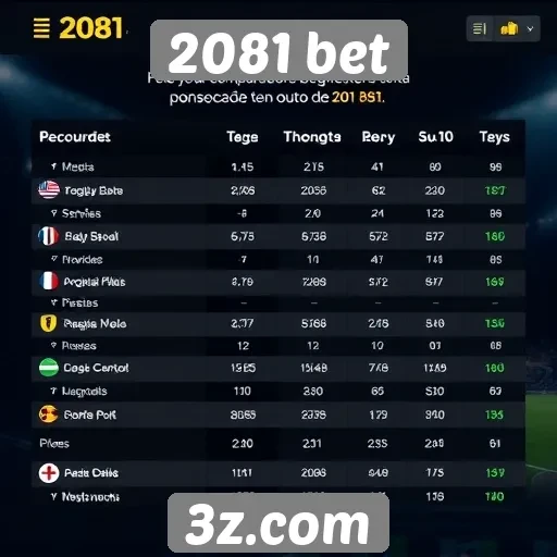 Comparação entre 2081 bet e concorrentes do mercado